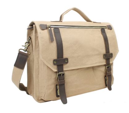 Classic Canvas Laptop Crossbody Bag