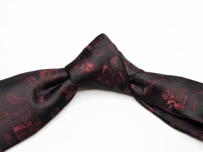 Men's red wine tie - Image 4