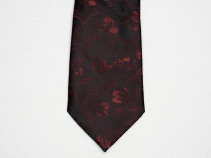 Men's red wine tie - Image 3