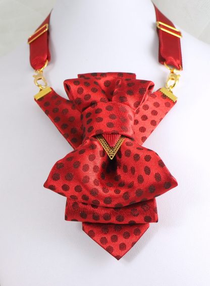 Women's red stylish tie - Image 3