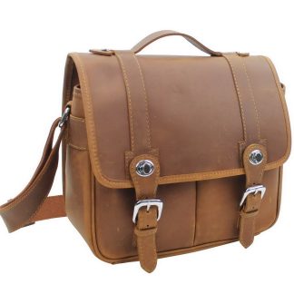 Full Grain Leather Crossbody Camera Bag