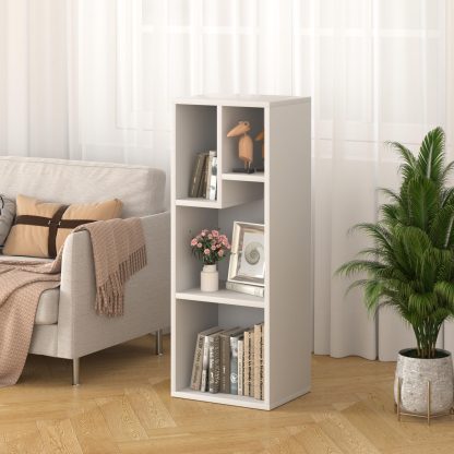 4-compartment ultra-thin bookcase