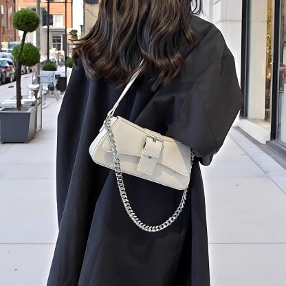 Women's simple small leather bag - Image 4