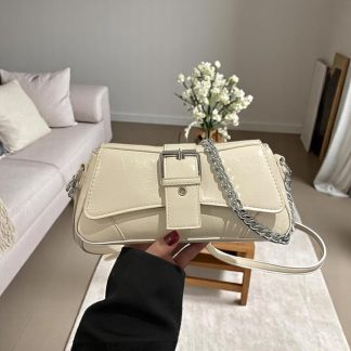 Women's simple small leather bag