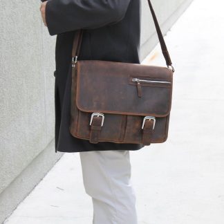 Men's 15" Leather Laptop Bag