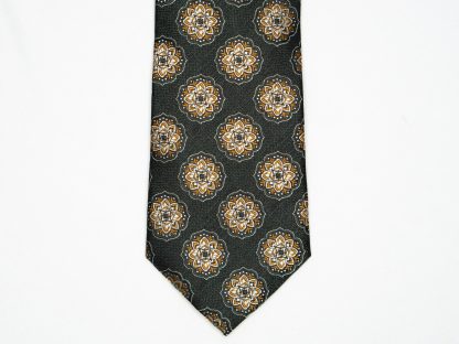 Men's Classic Dark Green Tie - Image 3