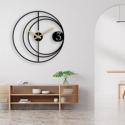 Abstract geometric silent clock - Image 2