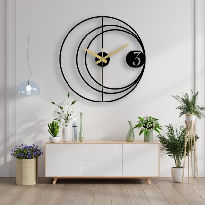 Abstract geometric silent clock - Image 3