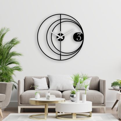 Abstract geometric silent clock - Image 4