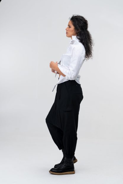 Avant-garde cotton women's long-sleeved top - Image 3