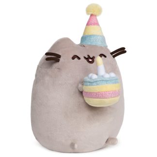 Birthday Cake Plush Stuffed Animal Cat