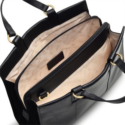 Women's Medium Leather Zipper Crossbody Bag - Image 3