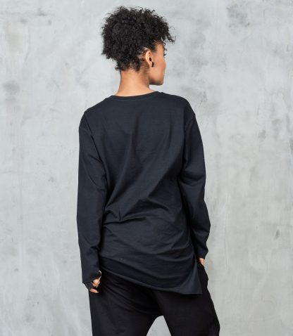 Black top avant-garde clothing - Image 3