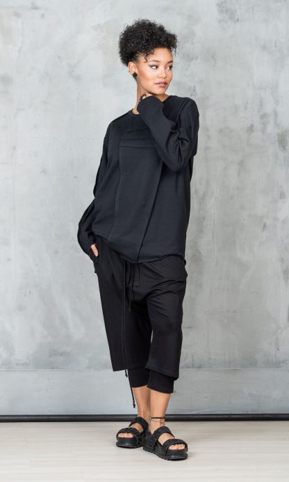 Black top avant-garde clothing - Image 4