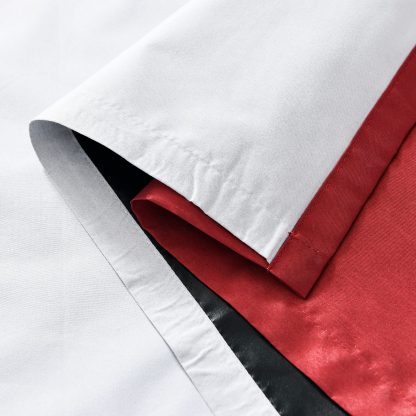 Blackout Imitation Silk Red Curtain Fabric - Image 5