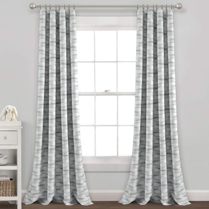Blackout grey curtains