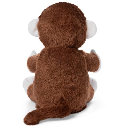 Brown Clapping Monkey Plush Stuffed Toy - Image 4