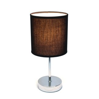 Chrome Mini Basic Black Table Lamp