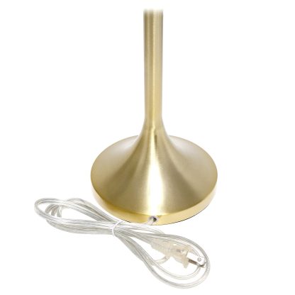Conical Fabric Drum Shade Table Lamp - Image 2