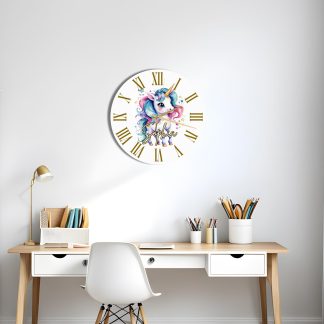 Cute unicorn pattern decoration