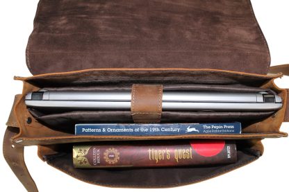 Leather Stylish Laptop Bag - Image 4