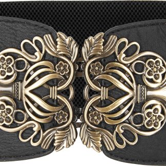 Elastic vintage buckle belt