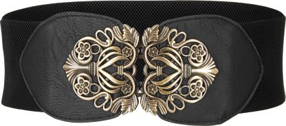 Elastic vintage buckle belt