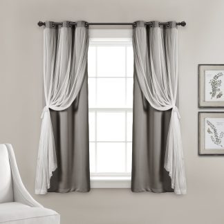 Elegant bedroom blackout curtains