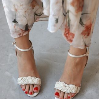 Elegant stiletto summer shoes