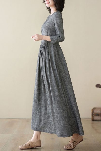 Fashionable linen dresses for spring and summer - Image 6