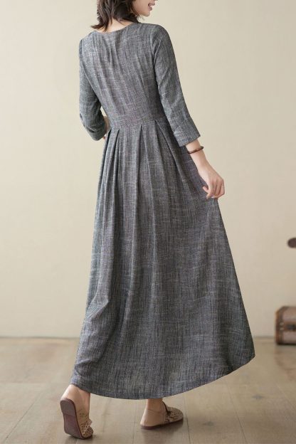 Fashionable linen dresses for spring and summer - Image 3
