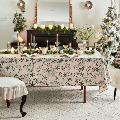 Floral Christmas Tablecloth - Image 2