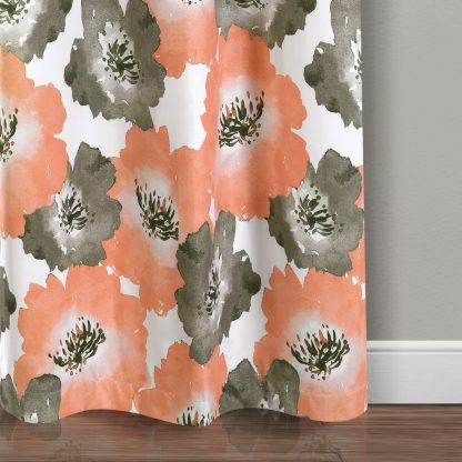 Floral Insulated Grommet Blackout Curtains - Image 3