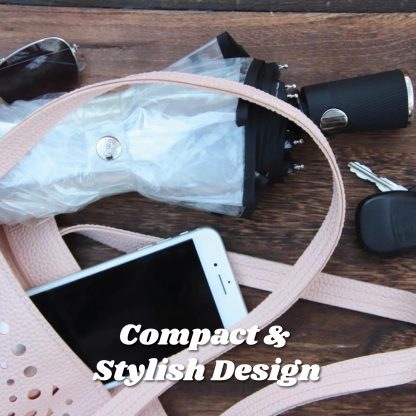 Foldable lightweight transparent umbrella cover - Image 3