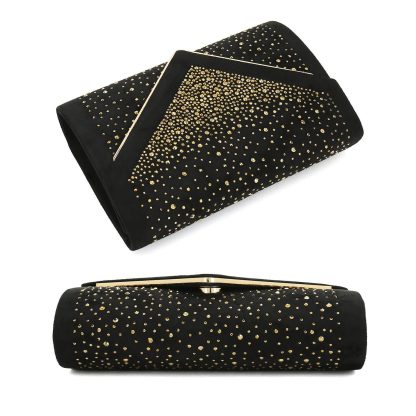 Formal Suede Clutch - Image 4