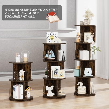 Four-story revolving bookshelf tower - Image 2
