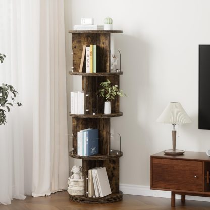 Four-story revolving bookshelf tower - Image 3