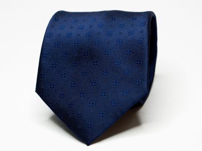 Elegant blue floral tie