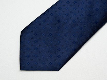 Elegant blue floral tie - Image 2