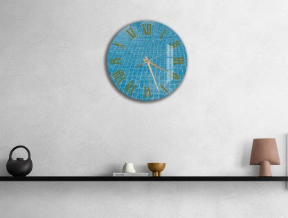 Geometric style simple wall clock