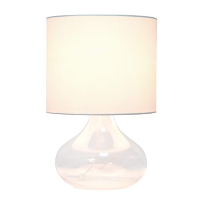 Glass Raindrop Bedside Table Lamp