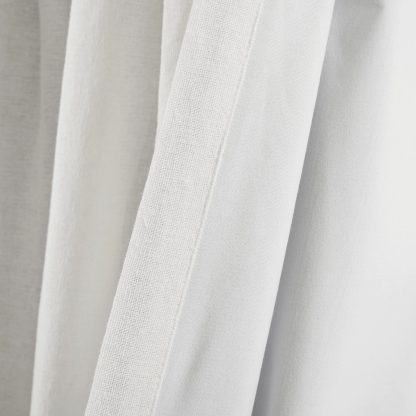 Grey and white blackout curtains - Image 5