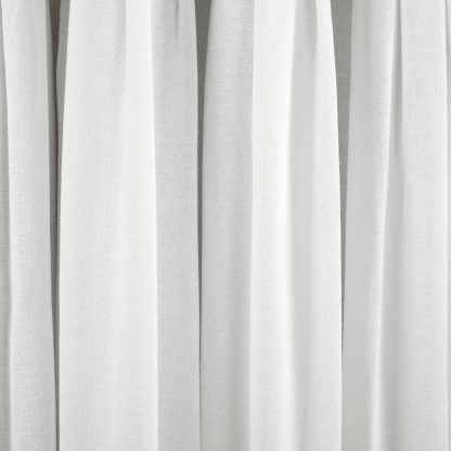 Grey and white blackout curtains - Image 2