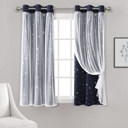 Grommet Neutral Blackout Curtains - Image 2
