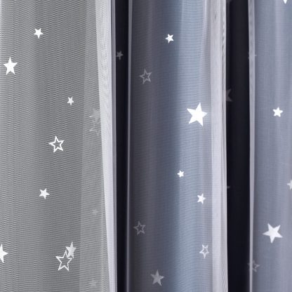 Grommet Neutral Blackout Curtains - Image 4