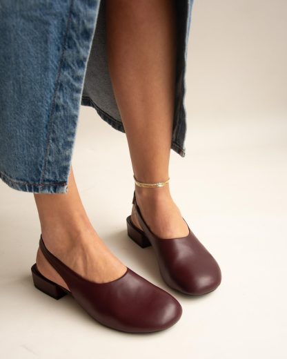 Handmade Women's Slingback Flats - Image 3
