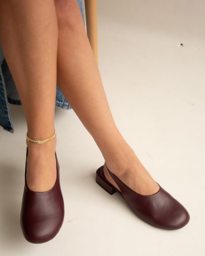 Handmade Women's Slingback Flats - Image 5