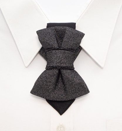 Fashionable Silver Women's Tie - Image 2