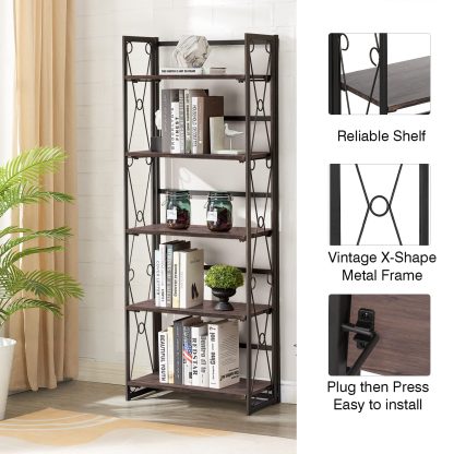 Industrial Metal Frame Shelving Storage Rack - Image 3