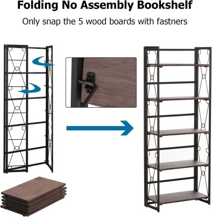 Industrial Metal Frame Shelving Storage Rack - Image 4